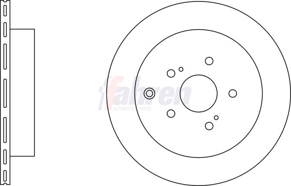 Fahren FBD6670 Brake Disc - 1