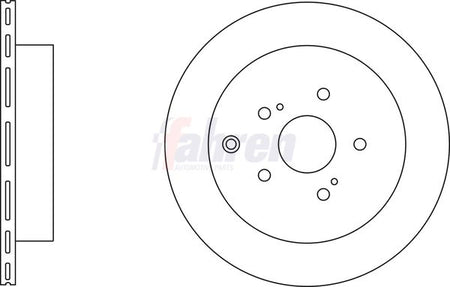 Fahren FBD6670 Brake Disc - 1