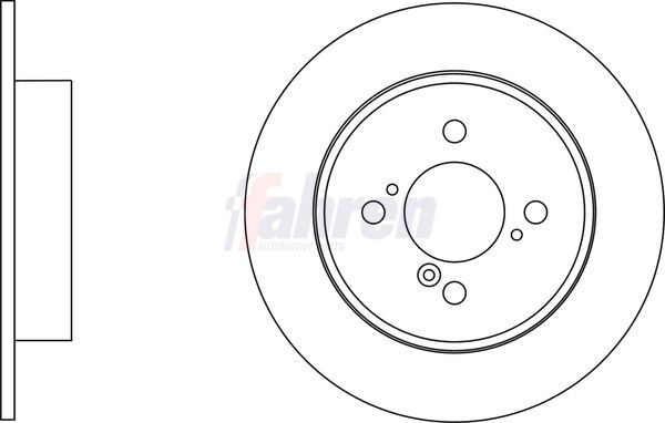 Fahren FBD6677 Brake Disc - 1