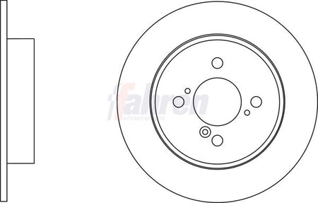 Fahren FBD6677 Brake Disc - 1