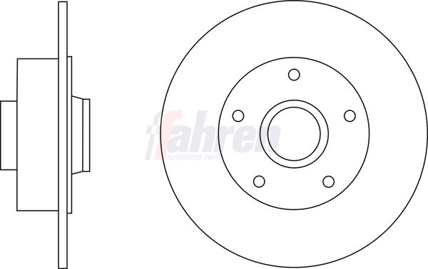 Fahren FBD6678 Brake Disc - 1