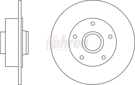 Fahren FBD6678 Brake Disc - 1