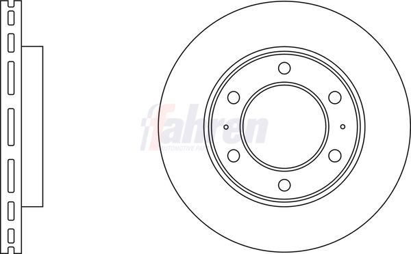 Fahren FBD6690 Brake Disc - 1