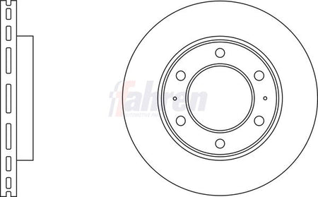 Fahren FBD6690 Brake Disc - 1