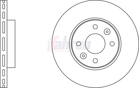 Fahren FBD6691 Brake Disc - 1