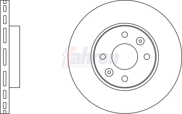 Fahren FBD6691 Brake Disc - 1