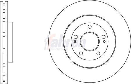 Fahren FBD6701 Brake Disc - 1