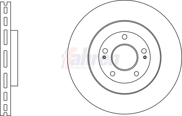Fahren FBD6701 Brake Disc - 1