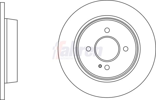 Fahren FBD6703 Brake Disc - 1