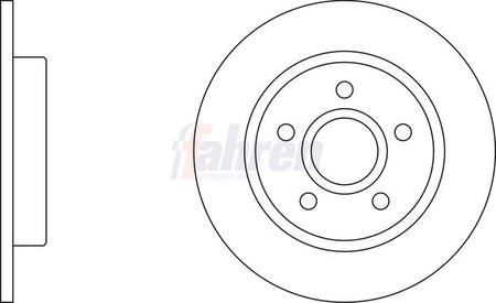 Fahren FBD6705 Brake Disc - 1