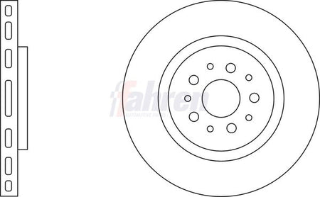 Fahren FBD6706 Brake Disc - 1