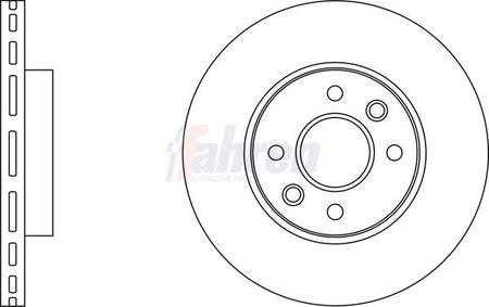 Fahren FBD6709 Brake Disc - 1