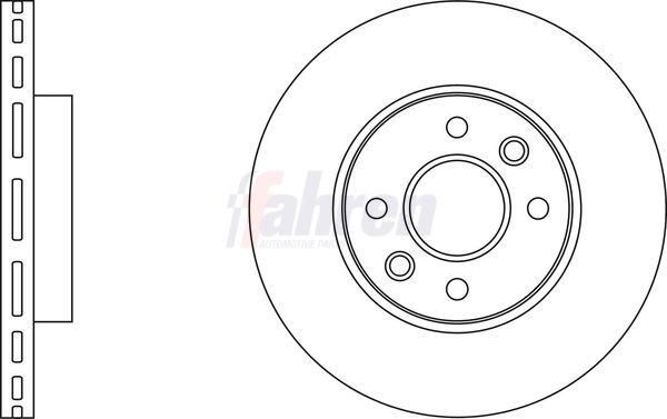 Fahren FBD6709 Brake Disc - 1