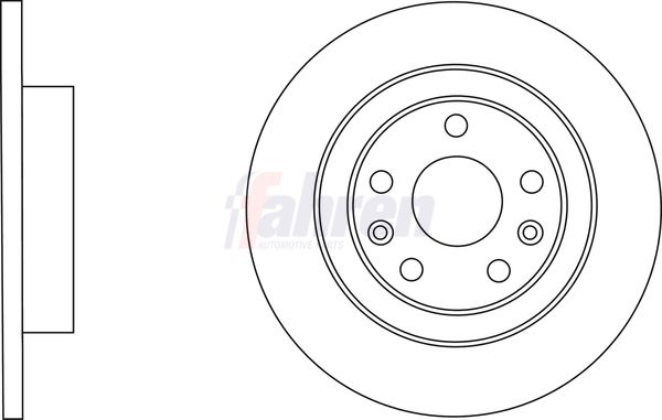 Fahren FBD6715 Brake Disc - 1