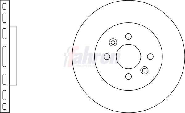 Fahren FBD6716 Brake Disc - 1