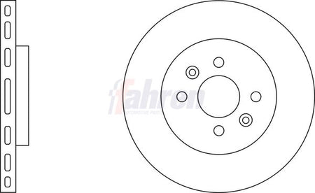 Fahren FBD6716 Brake Disc - 1