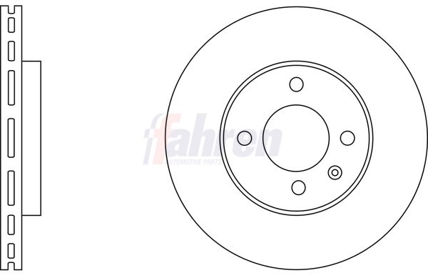 Fahren FBD6717 Brake Disc - 1