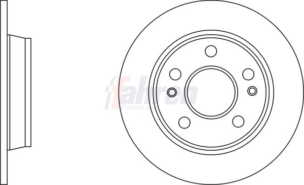 Fahren FBD6720 Brake Disc - 1