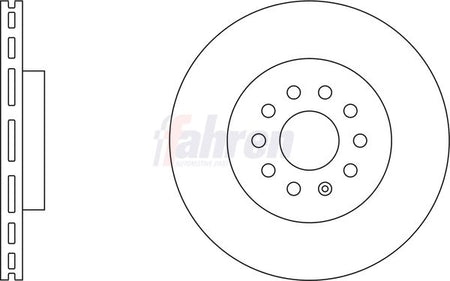 Fahren FBD6721 Brake Disc - 1