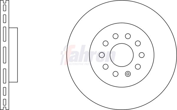 Fahren FBD6721 Brake Disc - 1