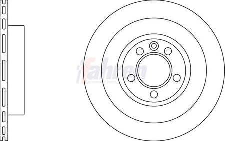 Fahren FBD6726 Brake Disc - 1