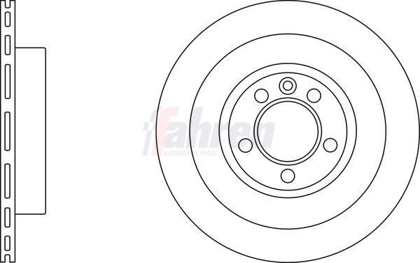Fahren FBD6726 Brake Disc - 1
