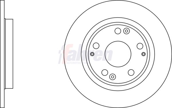 Fahren FBD6728 Brake Disc - 1