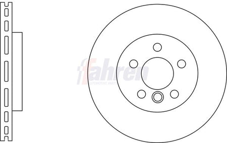 Fahren FBD6731 Brake Disc - 1