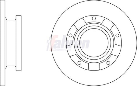 Fahren FBD6736 Brake Disc - 1