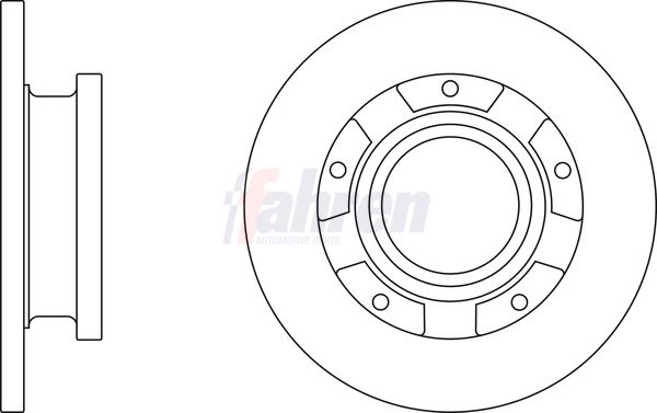 Fahren FBD6736 Brake Disc - 1