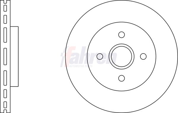 Fahren FBD6738 Brake Disc - 1