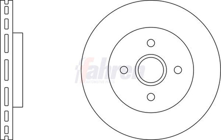 Fahren FBD6738 Brake Disc - 1