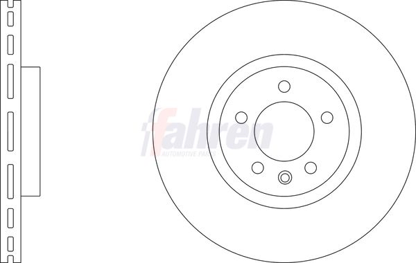 Fahren FBD6740 Brake Disc - 1