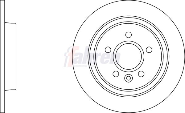 Fahren FBD6741 Brake Disc - 1