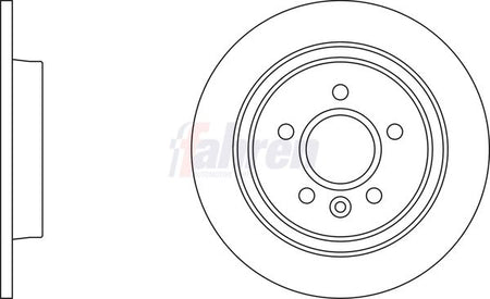Fahren FBD6741 Brake Disc - 1