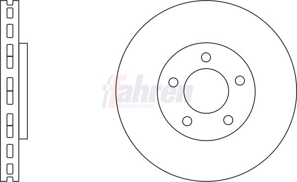 Fahren FBD6742 Brake Disc - 1