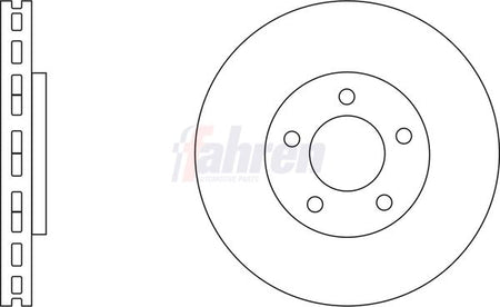 Fahren FBD6742 Brake Disc - 1