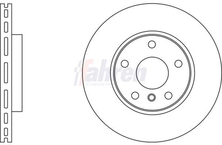 Fahren FBD6748 Brake Disc - 1