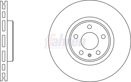 Fahren FBD6751 Brake Disc - 1