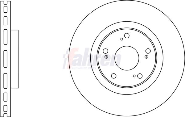 Fahren FBD6752 Brake Disc - 1