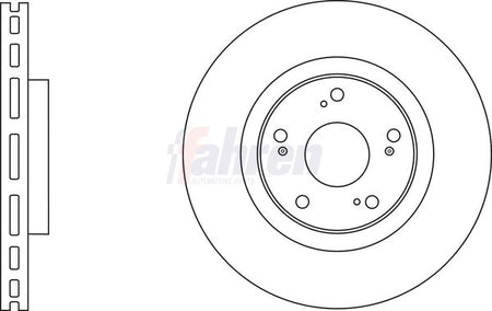 Fahren FBD6752 Brake Disc - 1