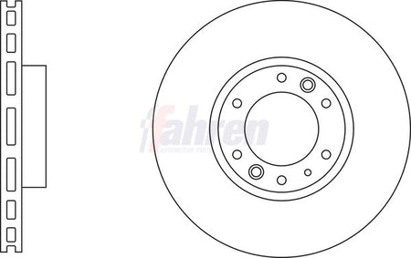 Fahren FBD6754 Brake Disc - 1