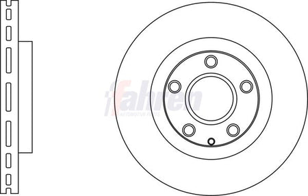 Fahren FBD6763 Brake Disc - 1