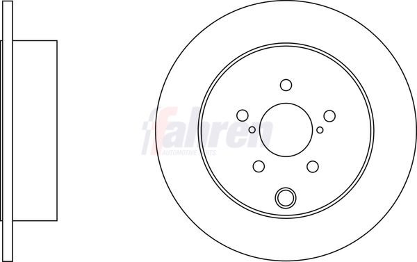 Fahren FBD6770 Brake Disc - 1