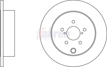 Fahren FBD6770 Brake Disc - 1