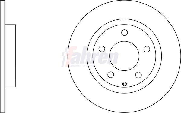 Fahren FBD6771 Brake Disc - 1