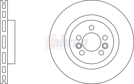 Fahren FBD6772 Brake Disc - 1