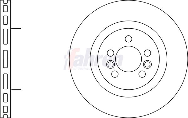 Fahren FBD6772 Brake Disc - 1