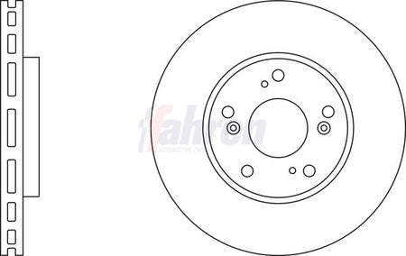 Fahren FBD6774 Brake Disc - 1