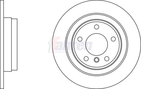 Fahren FBD6775 Brake Disc - 1